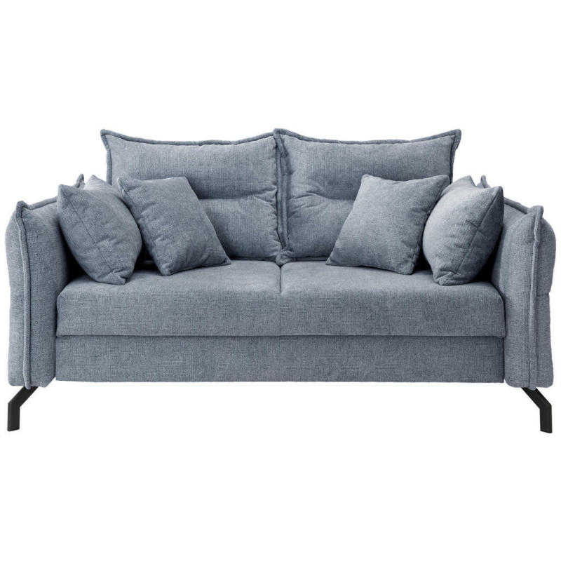 Schlafsofa in Chenille Hellblau