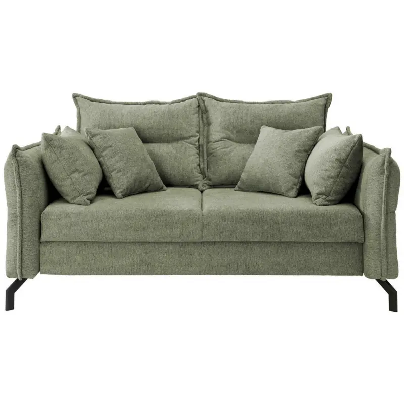 Schlafsofa in Chenille Grün