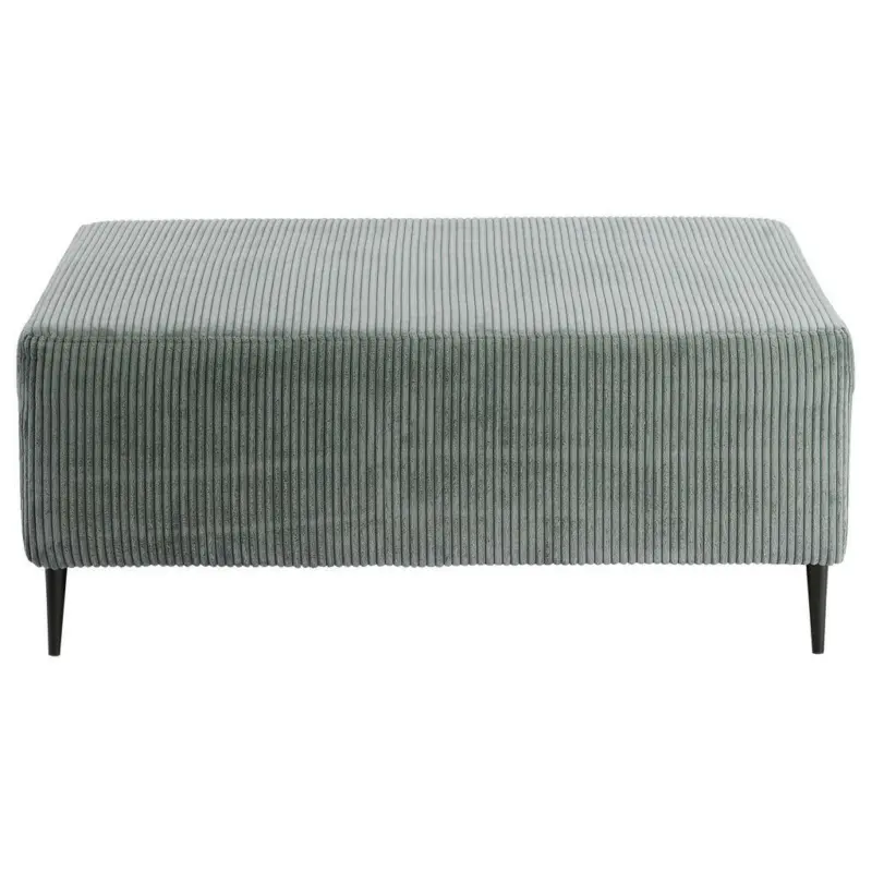 Hocker in Textil Hellblau