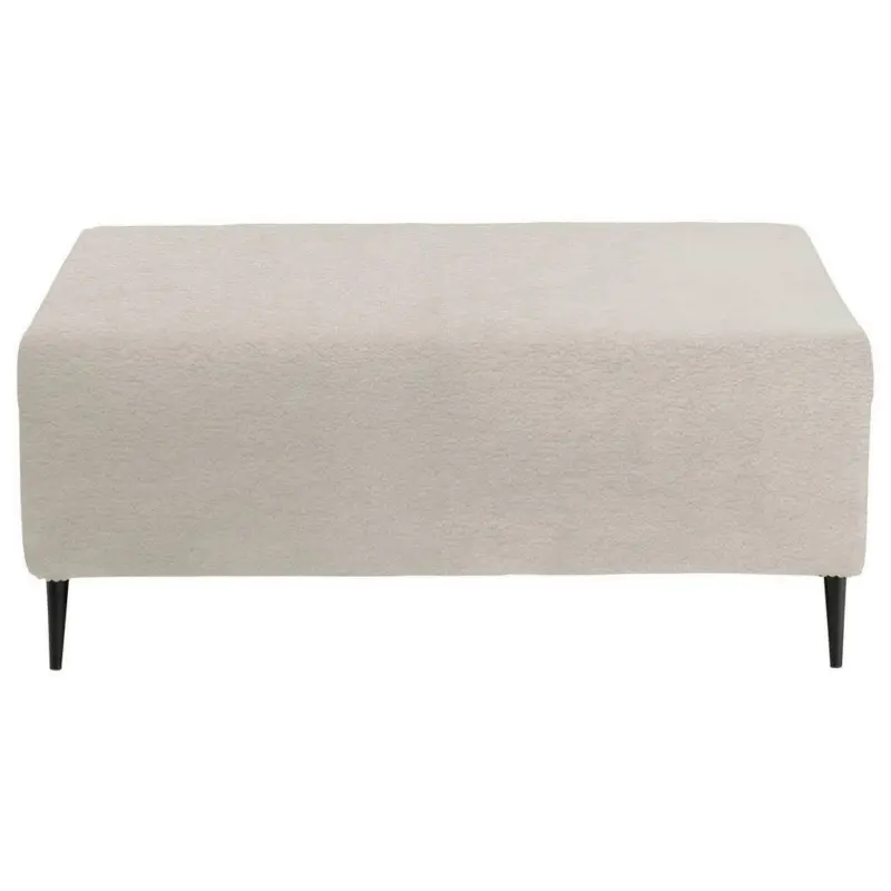 Hocker in Textil Weiß