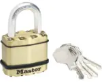 Hornbach Vorhängeschloss Maser Lock Excell Messing Finish 45 mm