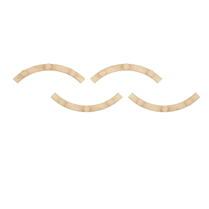 Wandhaken in Buchefarben