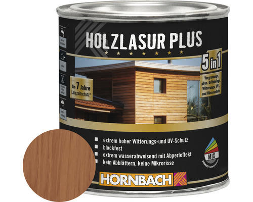 HORNBACH Holzlasur Plus mahagoni 375ml