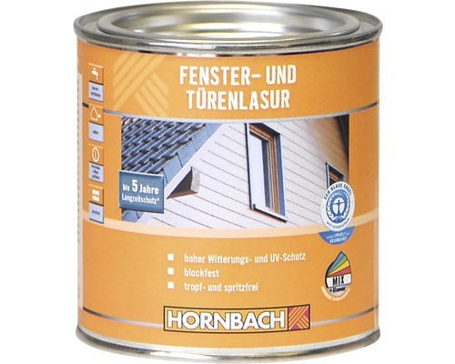 HORNBACH Fensterlasur Türenlasur farblos 375 ml