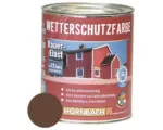 Hornbach HORNBACH Holzfarbe Wetterschutzfarbe braun 750ml