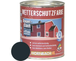 HORNBACH Holzfarbe Wetterschutzfarbe anthrazitgrau 750ml