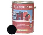 Hornbach HORNBACH Holzfarbe Wetterschutzfarbe schwarz 2,5 L