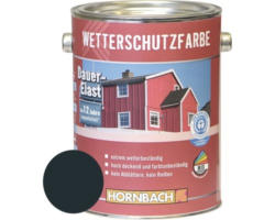 HORNBACH Holzfarbe Wetterschutzfarbe anthrazitgrau 2,5 L