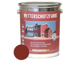 HORNBACH Holzfarbe Wetterschutzfarbe schwedenrot 5 L