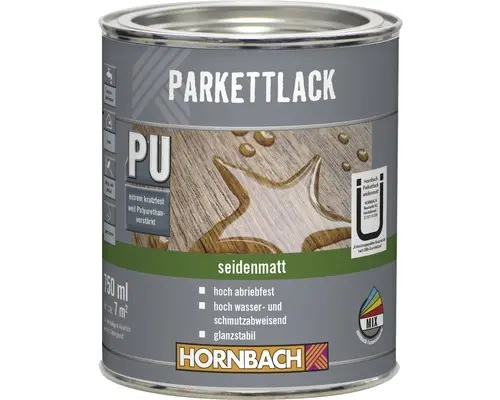 HORNBACH Holzlack Parkettlack seidenmatt 750 ml