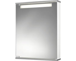 LED-Spiegelschrank Jokey Cento 1-türig 50x65x16 cm weiß