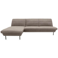 Ecksofa in Braun, Beige