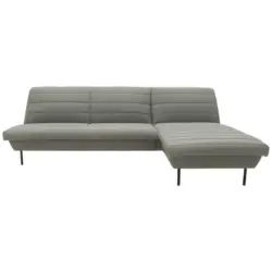 Ecksofa in Graubraun