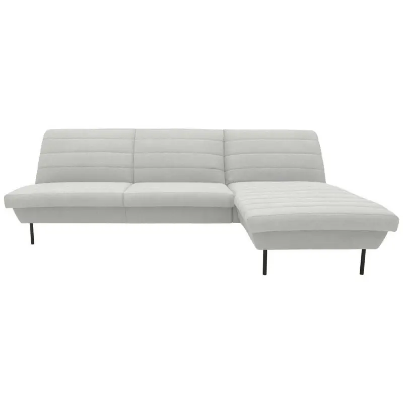 Ecksofa in Silberfarben