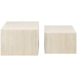 Couchtischset in Papier, Holzwerkstoff