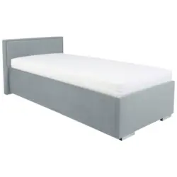 Polsterbett 90/200 cm in Grau