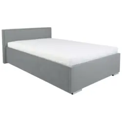 Polsterbett 120/200 cm in Grau