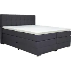 Boxspringbett 180/200 cm in Schwarz