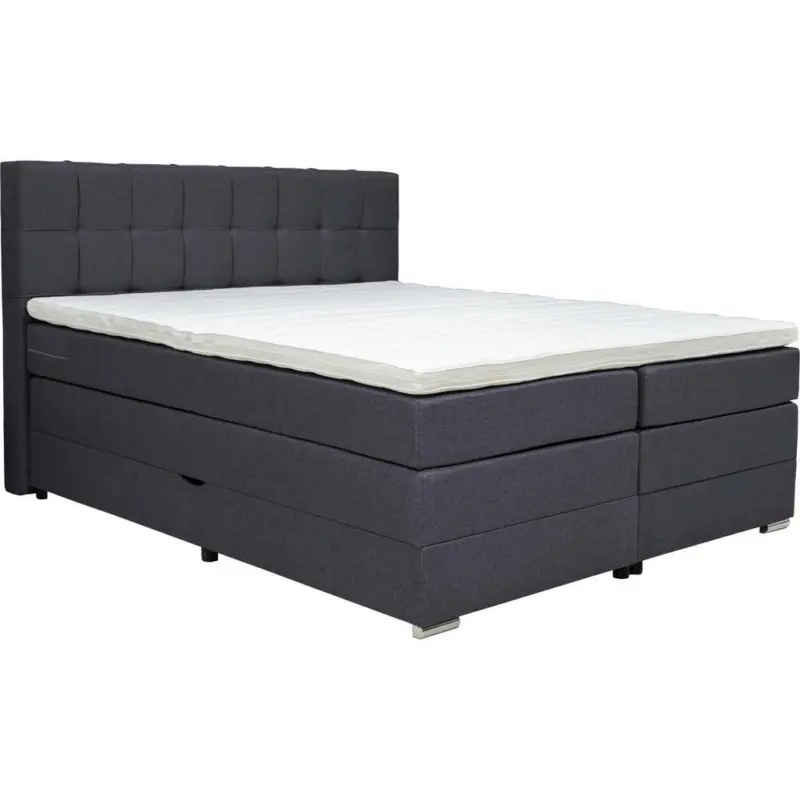 Boxspringbett 180/200 cm in Schwarz