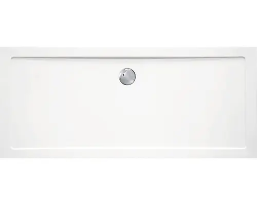 Extraflache Rechteck-Duschwanne Sanotechnik SMC SC1690S 160x90x3,5 cm weiß