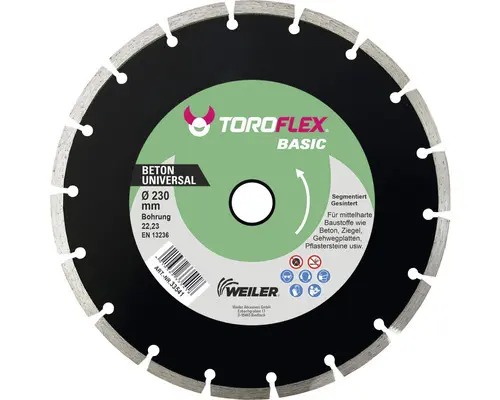 Diamanttrennscheibe "Green Action Beton" Ø 125x22,23 mm