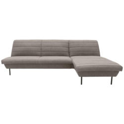 Ecksofa in Braun, Beige