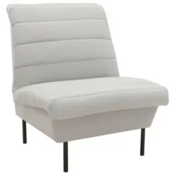Sessel in Silberfarben