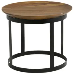 Beistelltisch in Holz 52/52/44 cm