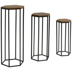 Beistelltisch in Holz 35/35/90 cm