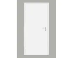 Innentüre Pertura Yori Rundkante Weiß 75x203 cm links