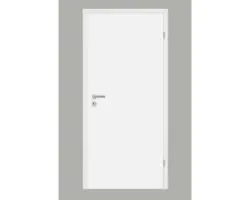 Innentüre Pertura Yori Rundkante Weiß 85x203 cm rechts