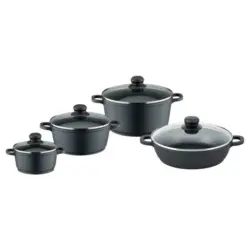 Kochtopfset Black Cast 4-teilig