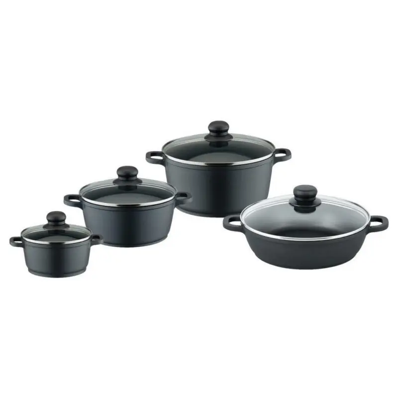 Kochtopfset Black Cast 4-teilig