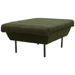 Hocker in Textil Grün