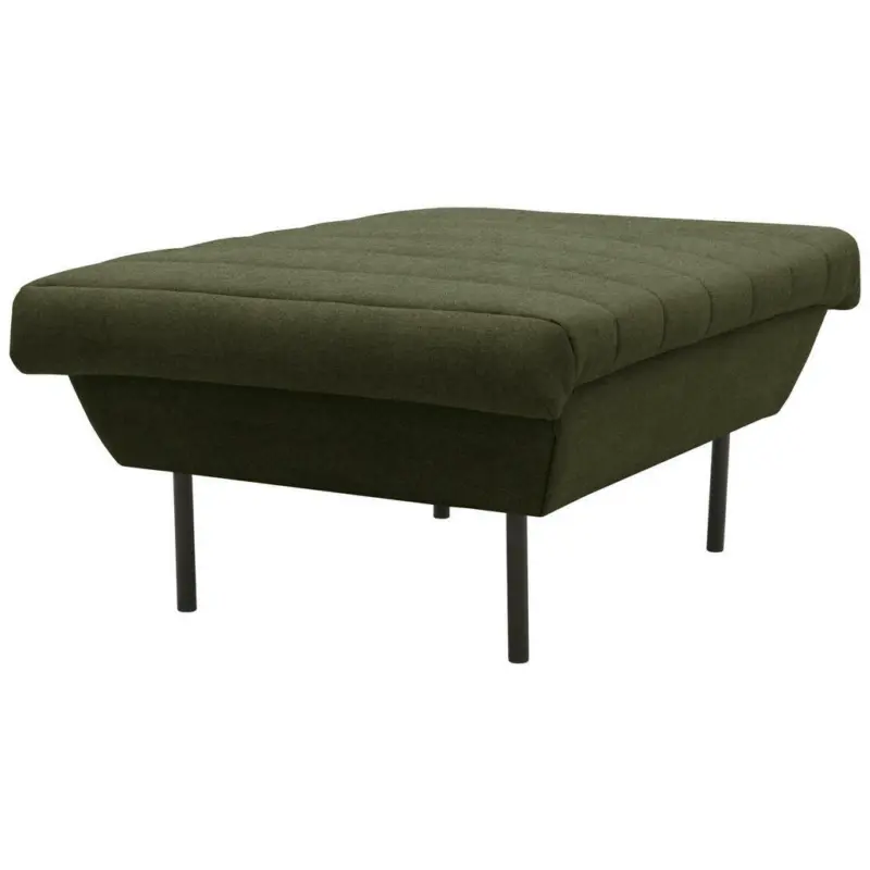 Hocker in Textil Grün