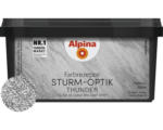 Hornbach Alpina Effektfarbe Farbrezepte STURM-OPTIK silber 1 l