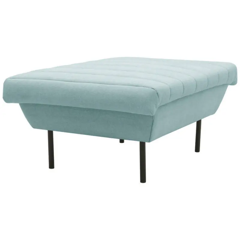 Hocker in Textil Mintgrau