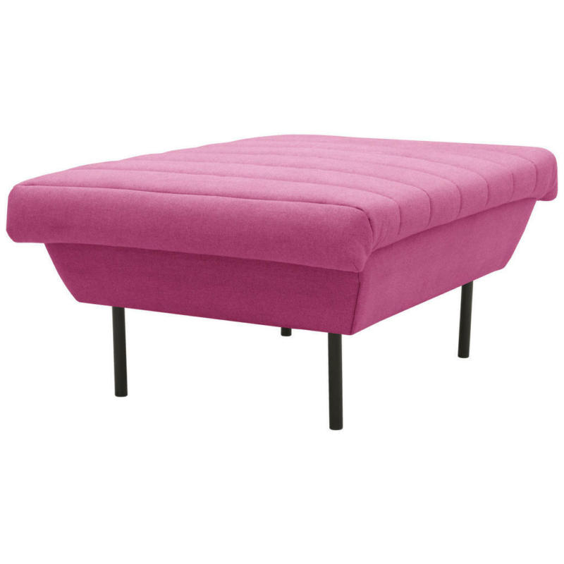 Hocker in Textil Rosa