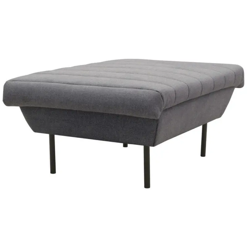 Hocker in Textil Blaugrau
