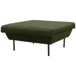 Hocker in Textil Gr&uuml;n