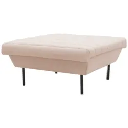 Hocker in Textil Creme