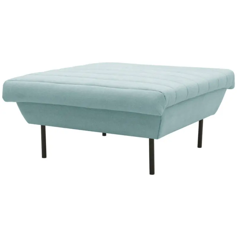 Hocker in Textil Mintgrau