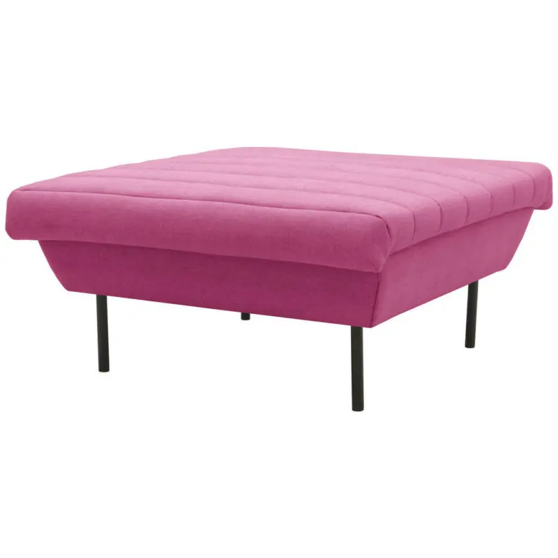Hocker in Textil Rosa