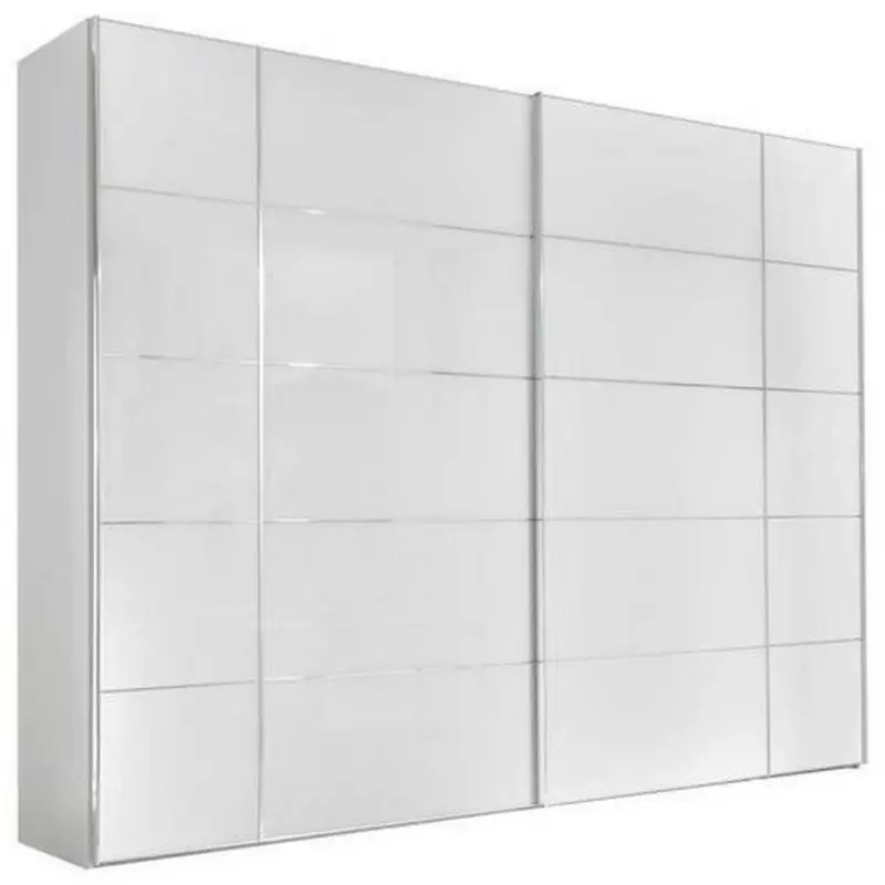 Schwebetürenschrank in Weiß