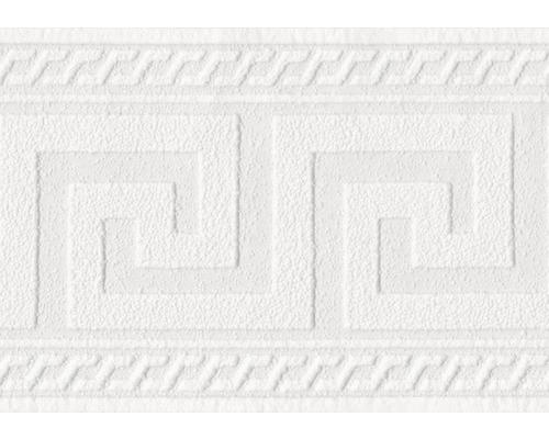 Vlies-Bordüre Marburg Patent Decor Geometrisch weiß 10,05 m x 13 cm