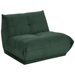 Sofaelement in Kord Dunkelgrün