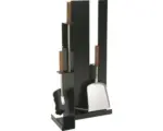 Hornbach Kamingarnitur Lienbacher 21.02.956.2 3-teilig schwarz