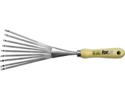 Fächerbesen for_q, Edelstahl