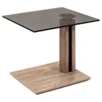 XXXLutz Lauterach - Ihr Möbelhaus bei Bregenz Beistelltisch in Holz, Metall, Glas 55/47/47-65 cm