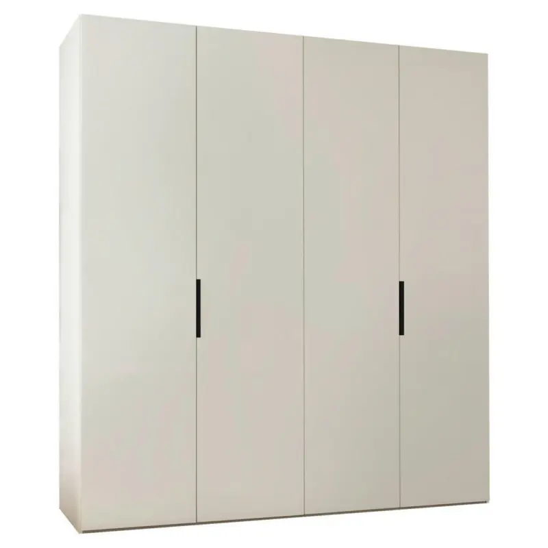 Drehtürenschrank in Weiß